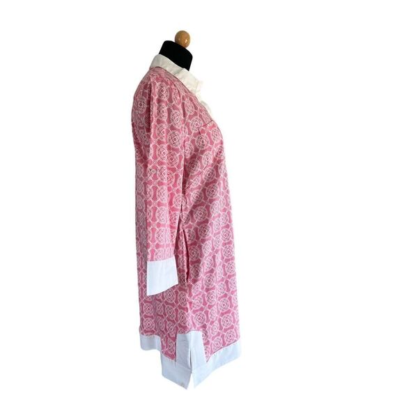 TIZZIE COTTON PINK DRESS SIZE MEDIUM - Picture 4 of 8